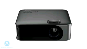 AUN Proyektor Mini LED Full HD 1080P 3000lm 48W Warna Hitam - Kompatibel Multi-OS X dengan HDMI USB Plug US