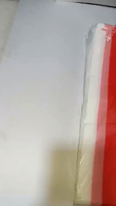 Red Stripe Plastic Sando Bag Grocery Shopping Jumbo 50pcs 0.023MM Star Eco Friendly Strong Carrier Shipping