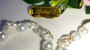 Hijabnur1 - Gelang Anak Wanita - Gelang Manik Mutiara Handmade