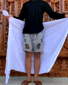 Kamen Katun Polos Lembaran & Setengah Jadi: Pakaian Adat Bali