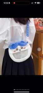 Tendytrendz Anime Chiikawa Túi Túi đeo chéo trong suốt Kawaii Usagi Túi đeo vai Sáng tạo Dung tích lớn Phim hoạt hình Túi Hachiware sang trọng dễ thương dành cho bé gái