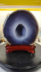 Natural Brazil High Grade Agate Crystal Geode Ornament UAG20 #Agate #AgateCrystal #bluelaceagate #Naturalcrystal #homedecor #Lifestyle #Furniture