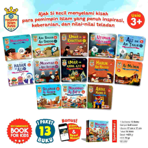 Family Buku Cerita Anak 13 Pemimpin Islam Dunia PQS Sumber Ilmu / Ilmu Pengetahuan Islam / Pemimpin Islam