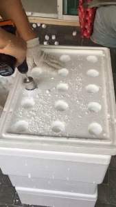 ดอกสว่านเจาะกล่องโฟมปลูกผักไฮโดรโปนิกส์ ดี ใช้นาน