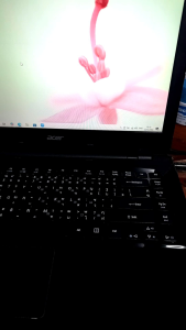 notebook acer aspire e5-411มือสอง pentium n3540 ram 8GB ssd 120GB สภาพใช้งานได้ปกติ