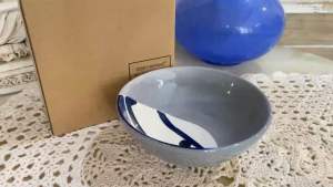 Chén gốm phong cách cổ xưa  xám -Ancient style ceramic cup gray