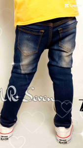 Celana Jeans Ripped Anak Laki Perempuan Usia 6 Bulan Sampai 13 Tahun Bahan Denim Street