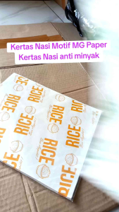 Kertas Nasi KFC Motif Rice Paper MG Paper Anti Lengket | Aliyah Pack