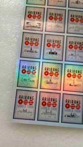 25 pcs Per Sheet BTS Unofficial Fan Made Arirang World Tour Stamp Holographic PET Sticker Singapore Phillippines more variations etc