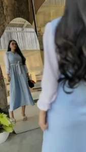 SEYNA DRESS WANITA / MIDI HORNET KOREA TERBARU COMBINASI RESLETING DEPAN TALI PINGGANG BAJU MUSLIMAH SIMPLE ELEGAN
