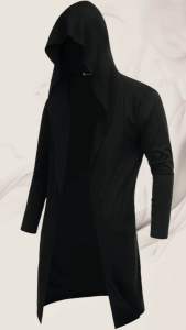 Allstar - Hoodie Style Jubah Cardigan Polos Distro / Hoodie Style Jubah Cardigan Long Strect / Hoodie Jubah Cardigan Distro / Hoodie Jubah Tirai Cardigan / Hoodie Kardigan Jubah Tirai Panjang / Hoodie Cardigan Jubah Longline