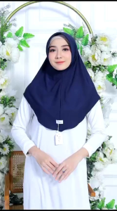 ABINA - Daily Oval Size M dan L Hijab Instan Matt Jersey Bergo Kerudung Nyaman MODEL ABINA