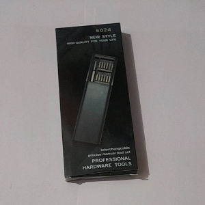 Obeng Set 24 in 1 Screwdriver Kit Hardware Aluminium Alloy S2 Steel