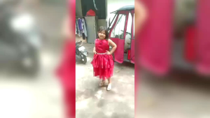 red dress for kids heart belt design