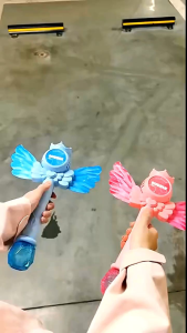 Đồ chơi gậy thổi bong bóng thiên thần cho trẻ em máy thổi bong bóng tự động sử dụng pin sạc