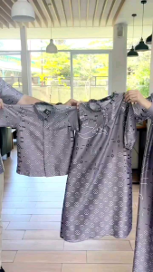 Baju Couple Sarimbatan Keluarga Maxmara Silk Premium