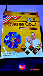 ( Paket 3Sachet ) New Ovisure Gold Asli Susu Bubuk Vitamin Mengobati Nyeri Sendi Ovi Sure Original