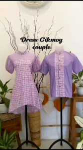dress cikmoy couple/baju Imlek motif batik/dress Imlek dewasa/kemeja Imlek/baju CNY anak dan dewasa