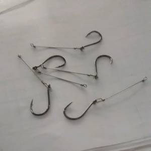 5pcs Kail Neklin Bawal No.6 Pengaman Kawat Neklin 4cm Kail Galatama Bawal  dan Lele