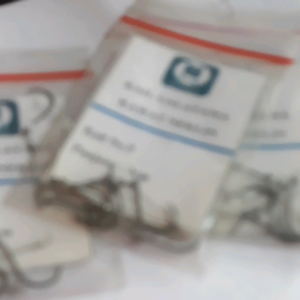 5pcs Kail Neklin Bawal No.5 Pengaman Kawat Neklin 3cm Kail Galatama Bawal dan Lele