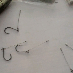 10 pcs Kail Neklin No.7 Panjang Neklin 4cm Kail Pancing Galatama Bawal dan Lele