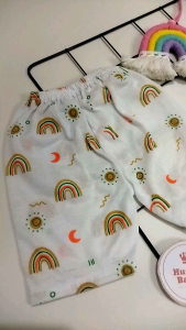 Husna Baby - 3/6/12 Pcs Celana Pendek Bayi 0-6 Bulan Seri Coklat