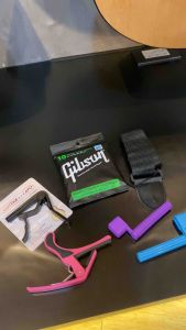 สายกีต้าร์โปร่ง Gibson ครบชุด6เส้น เบอร์ 10 เสียงใส ชุดสุดคุ้ม Guitar Strings Gibson สายกีต้าร์โปร่ง