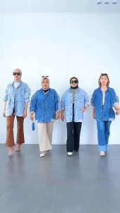 JAKET OVERSIZE ARLO JAKET JEANS WANITA IMPORT LIST OVERSIZE JUMBO BIGSIZE XXXL