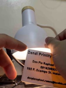 Luxury business card 3d printed tear-proof /personalized