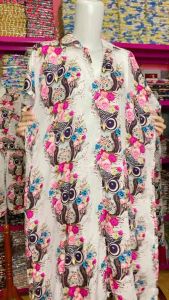 Daster Selutut Motif Cantik Korean Dress Motif Terbaru Model Kerah Rayon Premium Daster Rayon Adem