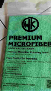 Kain poles 40x40 WK microfiber untuk poles motor dan mobil