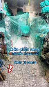 Dớn bắt cá tôm tép dớn chặn sông ao đường kính vòng 50cm mắt lưới 4li mình dài 3m cánh rộng 4m Fishing