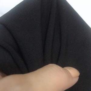 Vải thun Rayon màu đen co giãn 4 chiều mềm rũ loại dày(khổ 1m55)may đầm váyáo kiểuđồ bộ