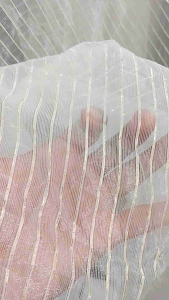 Bahan/Kain organdi salur