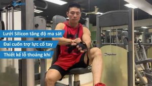 Găng Tay Tập Gym Aolikes 109 Nam Nữ Quấn Cổ Tay Hở Ngón Chống Trượt Nâng Tạ Thể Thao Size L XL - Chính Hãng