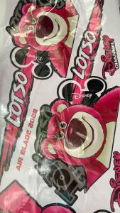 Bộ tem gấu Dâu Hồng dán xe Airblade 2022 hàng nhập Thái Lan thiết kế chất lượng cao dành trang trí riêng cho dòng xe này tem in lụa màu sắc rất đẹp và bền giá bán cực tốt bán lẻ như bán sỉ