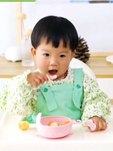 🔥BUY3 FREE1 GIFT🔥《2PCS》Set Sudu Garpu BabySilicone Baby Spoon and Fork Set Baby Feeding Set Baby Blw Spoon Set Sudu Garpu Baby Sudu Baby Silicon Sudu Makan Baby