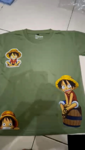 Kaos Anak Luffy One Piece Kaos Distro Anak Laki-laki One Piece
