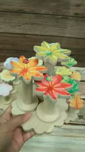 Hedgehog Planet Hamster Climbing Ladder Hamster Toy Flower Ladder Leaf Ladder 刺星球仓鼠爬梯仓鼠造景金丝熊玩具