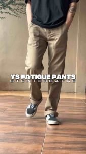 YSPANTS CELANA FATIGUE MOCCA KATUN TWILL FATIGUE PANTS PANJANG PRIA WANITA VINTAGE KEKINIAN KEREN CELANA MILITER KATUN TWILL STREETWEAR CASUAL FORMAL WORKPANTS CELANA GUNUNG