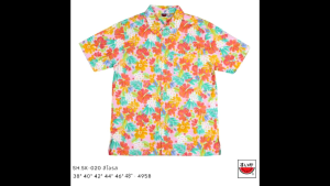 | เสื้อแตงโมเชิ้ตลายดอกไม้ ทรงตรงที่ใส่ได้ทั้งผู้ชายและผู้หญิง (เนื้อผ้าไม่ยืด) | มีกระเป๋าที่อกซ้าย 1 ใบ | ราคา : S M L XL XXL 3XL | 100% ขนาดเสื้อ ( รอบอก / ความยา) |