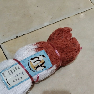 jaring 3 lapis bahan nilon tanpa pemberat dan pelampung