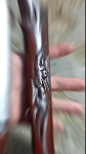 PISAU DAPUR UKIR MACAN 20CM DENGAN SARUNG