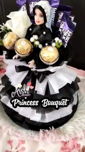 Princess Barbie Birthday Bouquet (Ready Stock)