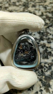 Black Calcite Leklai Pendant 黑方解力泥吊坠 Leklai Amulet 马来西亚力泥 100% Natural Leklai Malaysia