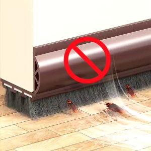 Penutup Pintu PVC Celah Pintu Bawah Sikat Pengaman Selah Anti Debu Serangga Tikus
