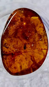 รอบที่-5 ก-15 จี้อำพันพม่าแบบมีดอกสวยงาม อำพันแท้ 100%