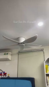 [TRẦN THẤP] Quạt Trần Đèn 5 Cánh Cao 15cm Dành Cho Trần ThấpChung Cư.Động Cơ Lõi Đồng Siêu Mát.Điều Khiển 6 Độ Gió.Đảo ChiềuHẹn Giờ.