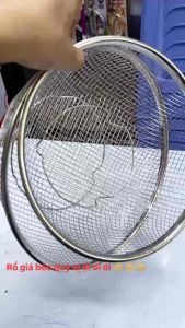 Rổ lưới để rau hoa quả lọc ráo dầu chiên thức ăn đa năng tiện dụng