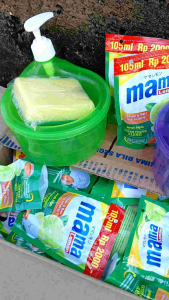 AR19 promo lagi viral dispenser sabun cuci piring wadah set sabun 1000 ml +1pcs spon spesial terbaru wadah sabun set gratis 1 spon  busa+ sabun